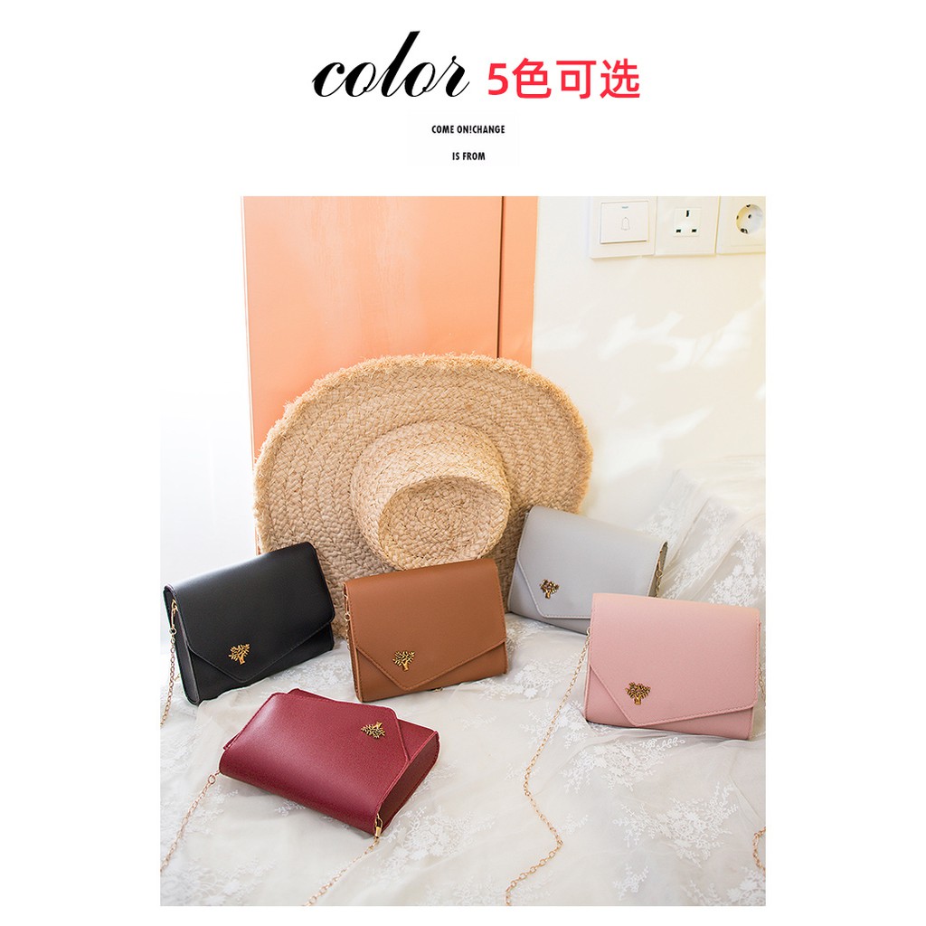 Azgalery T88 Tas Selempang Wanita Tas Korean Fashion Style Sling Bag Kulit PU Tas Korea