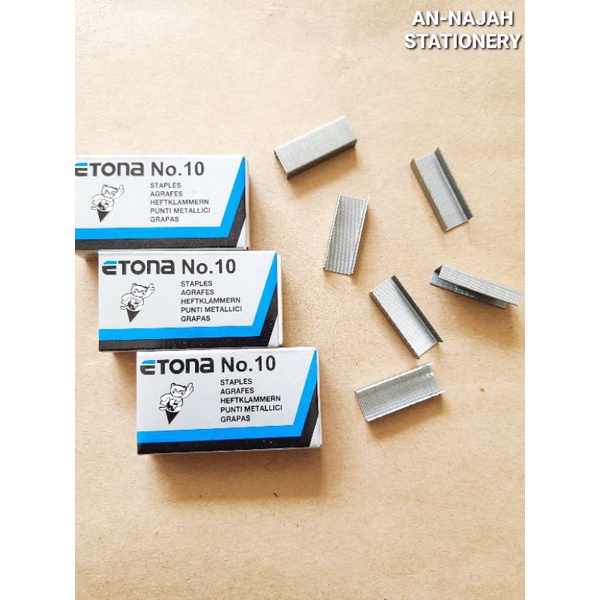 

ETONA ISI STAPLES NO.10 / ISI STAPLES KECIL