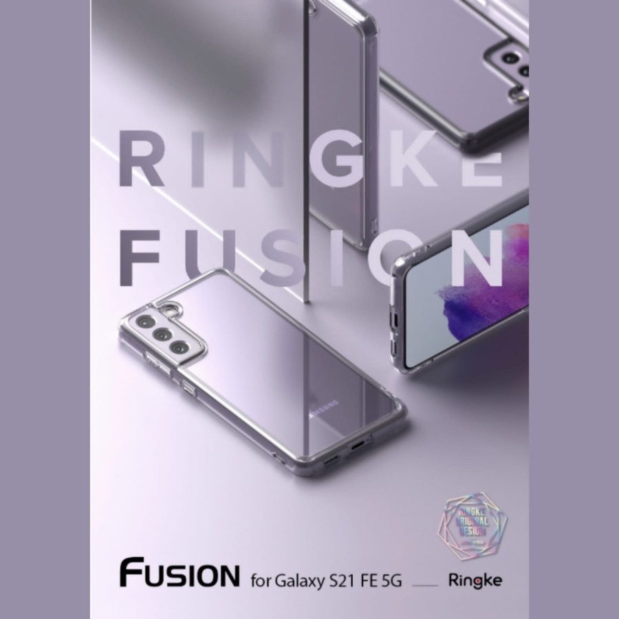 Case Samsung S21 FE Ringke Fusion Casing Hybrid Samsung S21FE Original