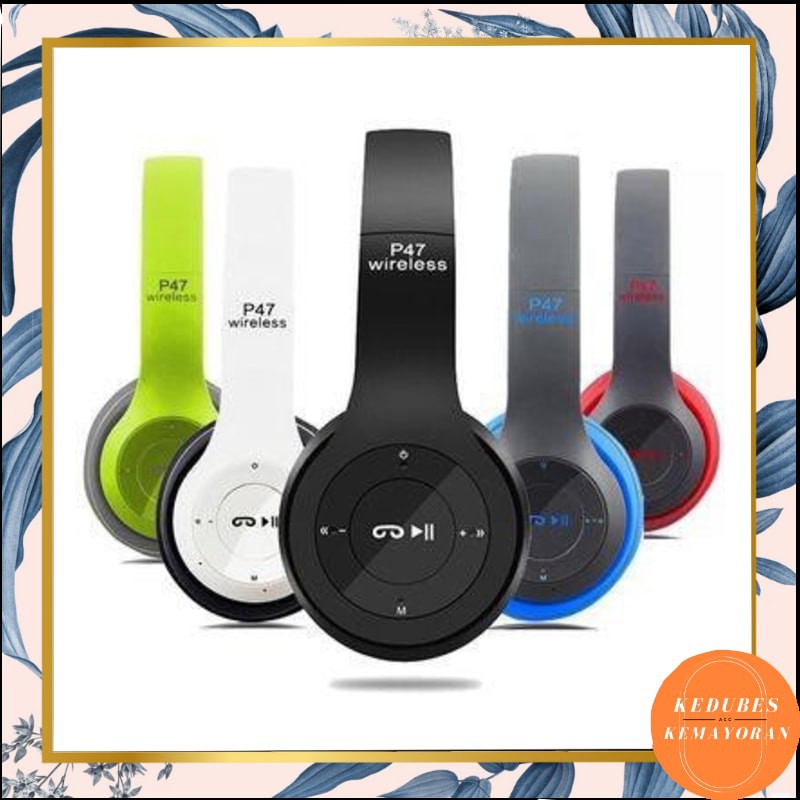 P47 Headphone Wireless Bluetooth Stereo 5.0+EDR