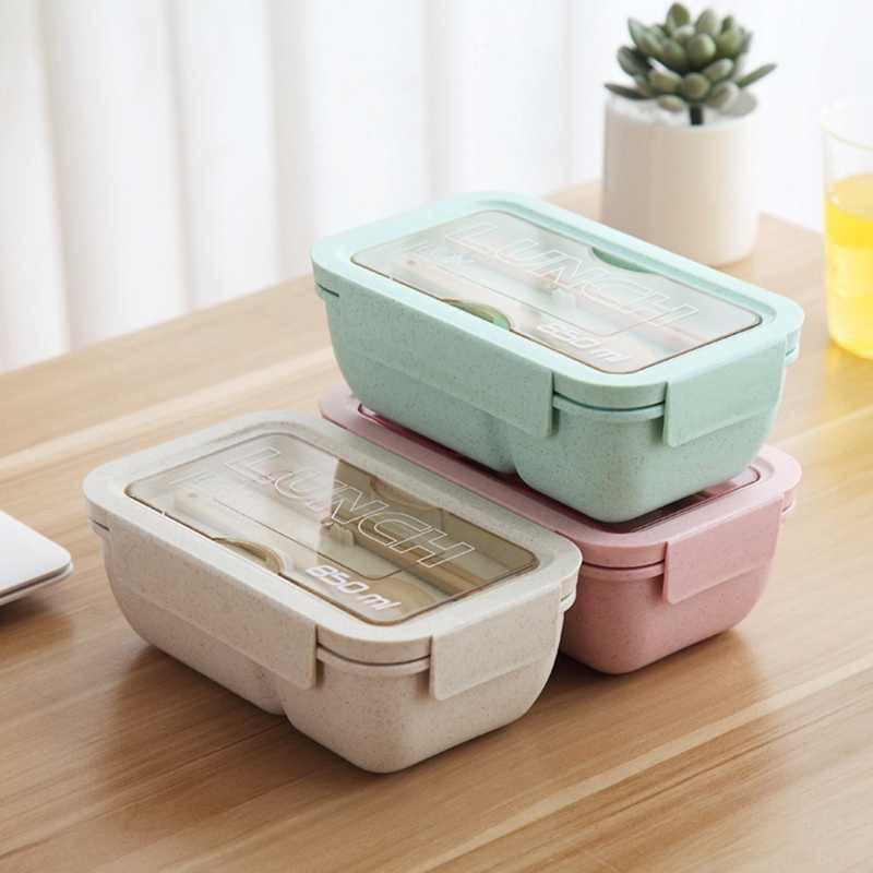 Lunch Box Warna 1100ML Sendok+Sumpit (LB1100) - Tempat Makan