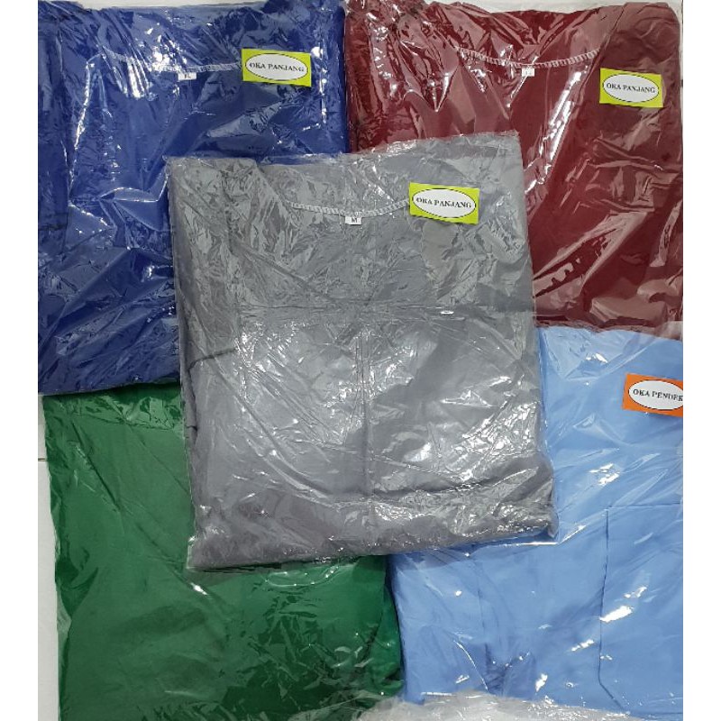 (S-XXL)BAJU OK LENGAN PENDEK BAJU DOKTER BAJU OPERASI SERAGAM MEDIS SETELAN BAJU PENDEK BAJU OKA SERAGAM OK SCRUB DOKTER