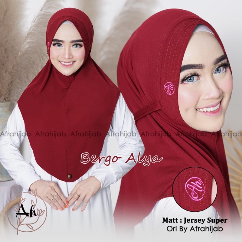 Bergo Alya (Variasi Bordir AH)