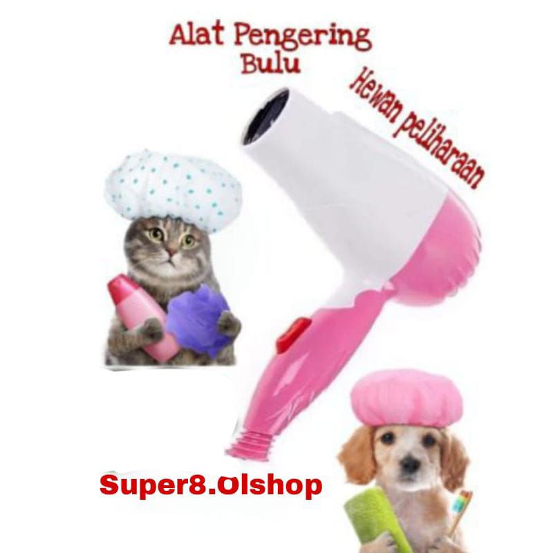 Hair dryer Kucing - Pengering Bulu Kucing - Paket Mandi Kucing⭐ Super8 ⭐