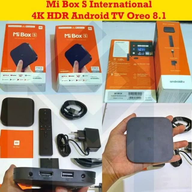 TV Box S TV Box 4 Internasional Android TV MDZ-22-AB