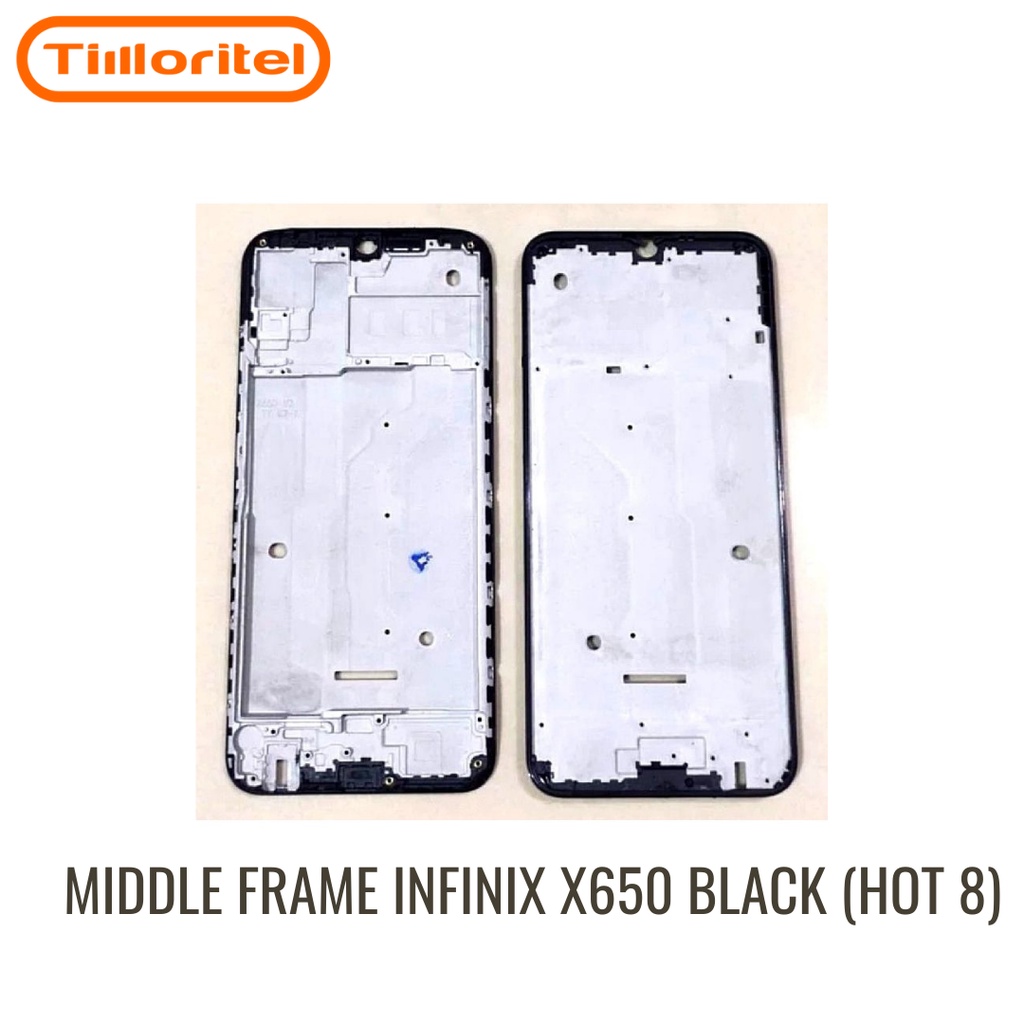 MIDDLE FRAME INFINIX X650 BLACK (HOT 8)