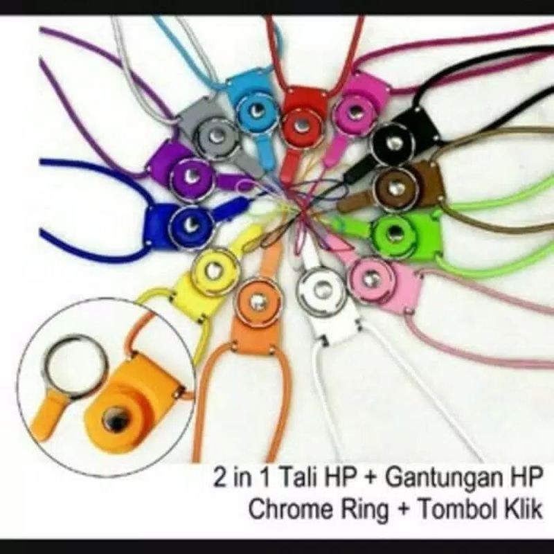 Tali Gantungan HP Handphone Hand Phone Strap Model Kalung Kalung Handphone Kalung HP kunci Kartu