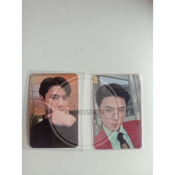 BOOKED photocard sehun kihno jasmer