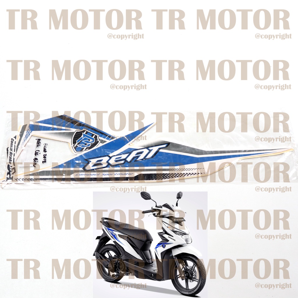 Stiker Motor Beat 2019 Sticker Striping Full Set Body Motor