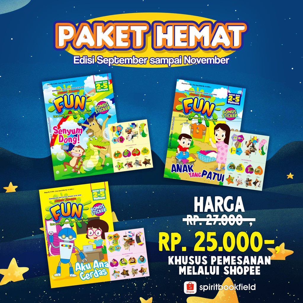 Paket Hemat Renungan Anak Fun Edisi Sept- Nov 2020