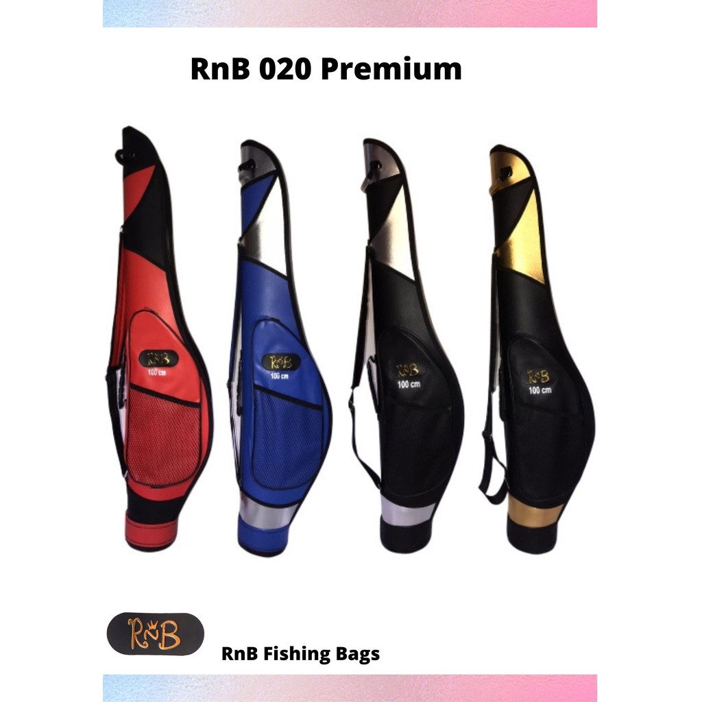 Tas Pancing RnB 100cm 110cm 120cm Jumbo Fiber Hardcase Muat 4 Set Reel Joran