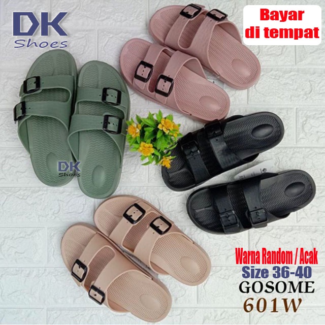 Gosome 601W Sandal Karet 36-40 Selop Wanita / Sandal Santai Wanita Waterproof