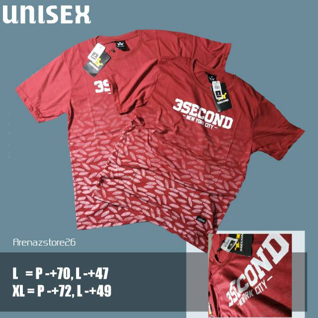 UNISEX KAOS COUPLE 3SECOND KAOS 3SECOND COUPLE KAOS 3SECOND PRIA WANITA COWOK CEWEK KAOS 3SECOND GO