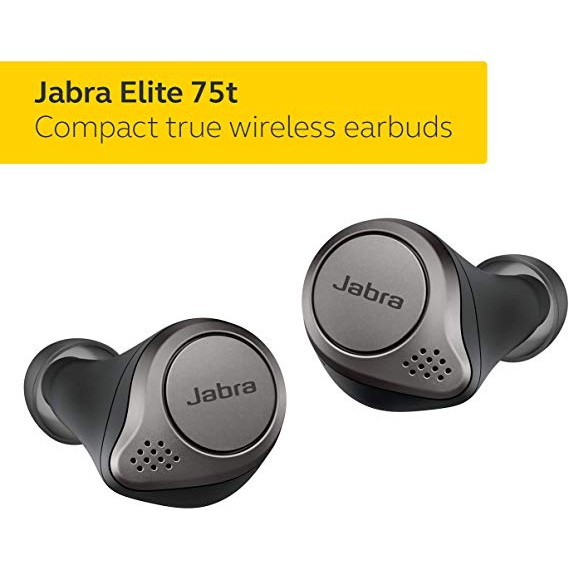 Jabra Elite 75t / Elite 75 T True Wireless Earphones Bluetooth - Titanium Black