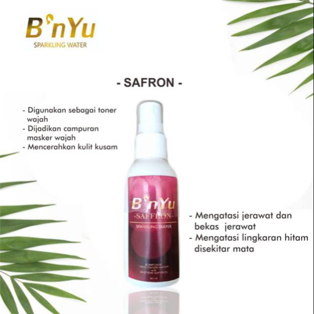 B'nYu SAFRON FACE MIST 60 ML &amp; 100 ML ORIGINAL