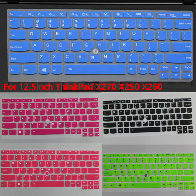 For 12.5inch ThinkPad X270 X250 X260 Soft Ultra-thin Silicone Laptop Keyboard Cover Protector