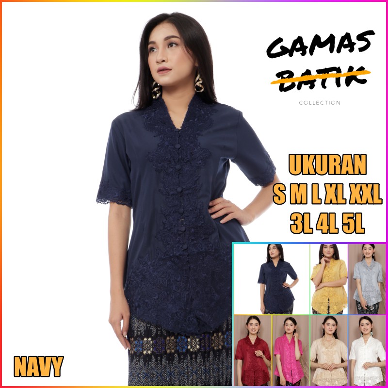 KEBAYA ENCIM BORDIR LENGAN PENDEK/ ENCIM JUMBO/ ENCIM BIG SIZE MURAH