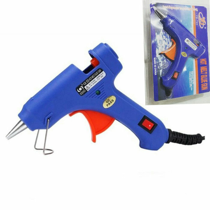 PISTOL LEM TEMBAK Glue Gun Pistol Lem Tembak 20 Watt / Alat Lem Tembak 20Watt