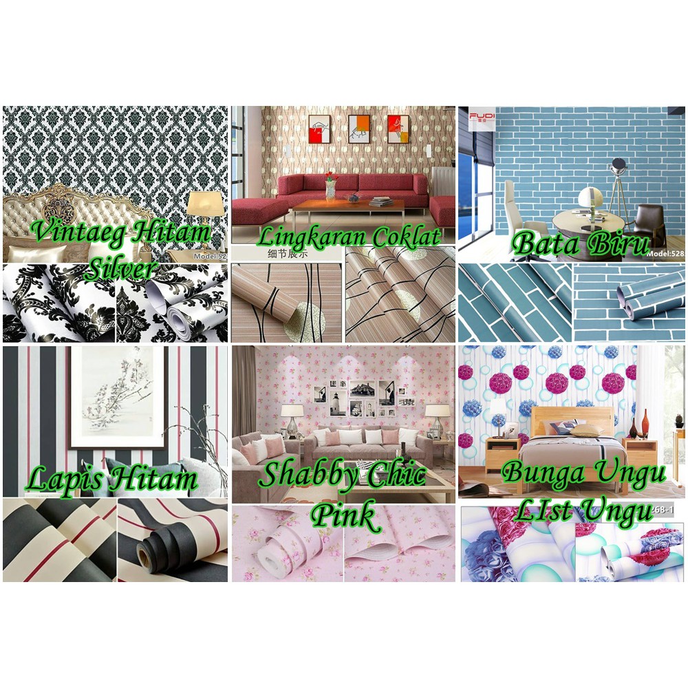 wallpaper dinding 10meter X 45cm MOTIF LARIS Shopee wallpaper dinding 10meter X 45cm MOTIF LARIS Shopee