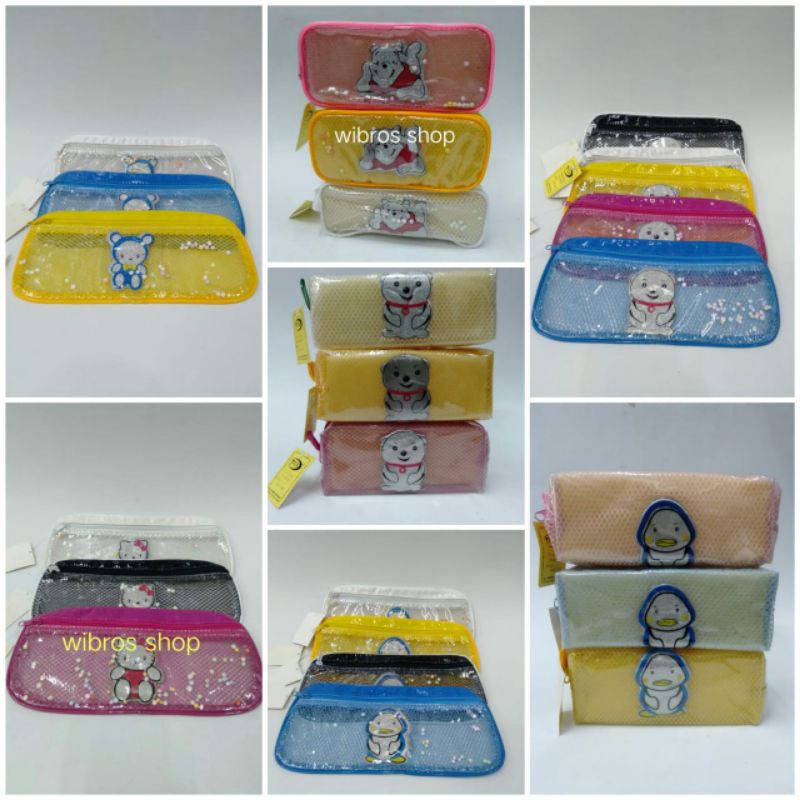 

Tempat pensil/Kotak Pensil/Pencil Case transparan Karakter 04