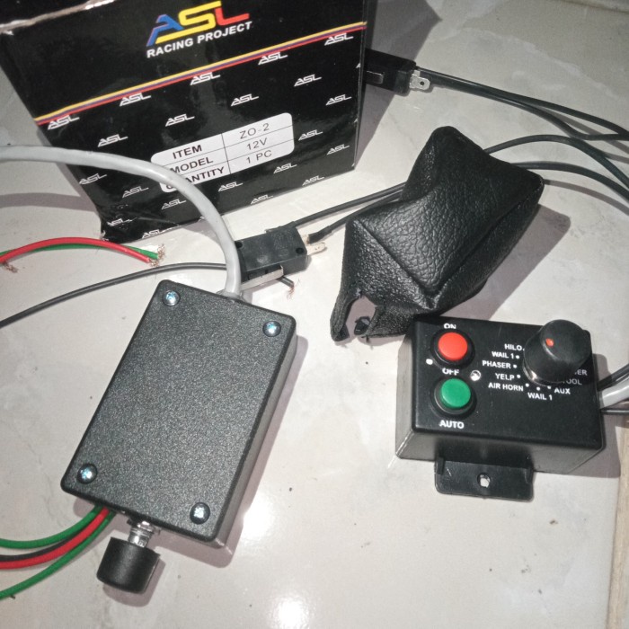 Paket Sirine 12 Suara + Toa 12Volt 30Wattt Murah