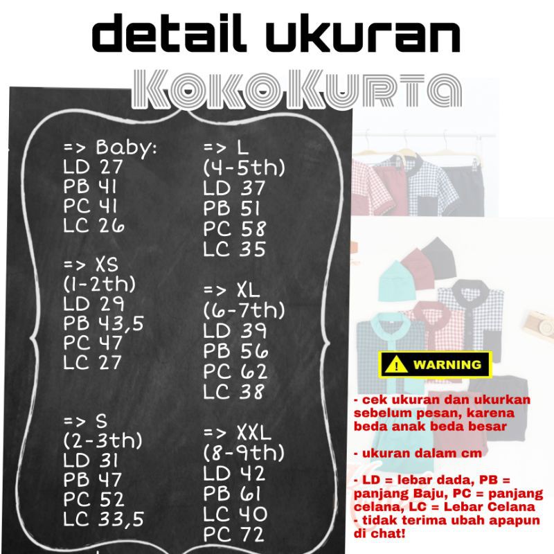 [Ceriakid] Koko Kurta Maroko Anak 0-9 tahun