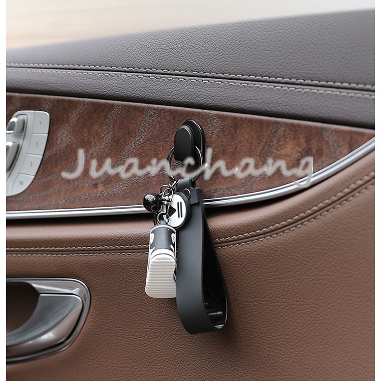 1 / 4 Pcs Gantungan Penyimpanan Kabel USB Headphone Dengan Perekat Untuk Interior Mobil