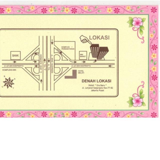 ☊ Blangko Undangan ERBA 2502 ☇