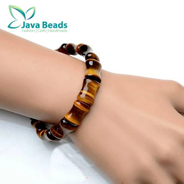 Gelang Tiger Eye Model Tulang