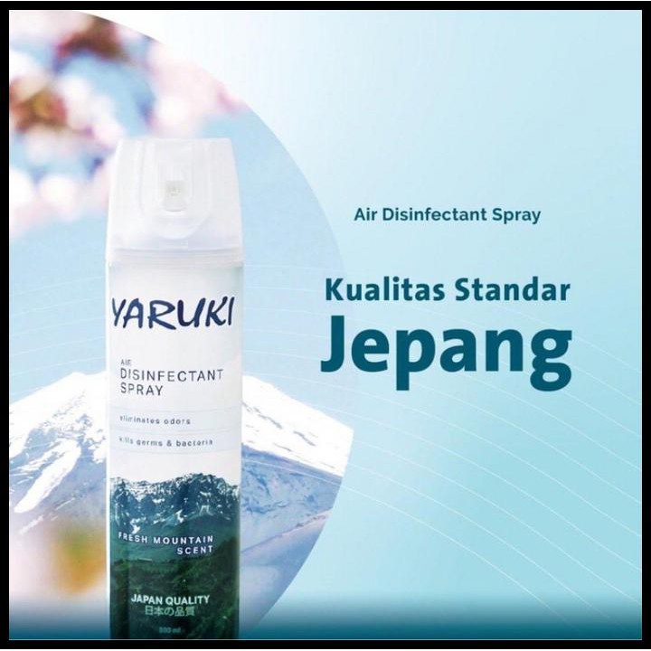 H8P6 Yaruki Air Disinfectant Spray 500Ml|Pengharum Pembasmi Bakteri Ruangan 2Pxh