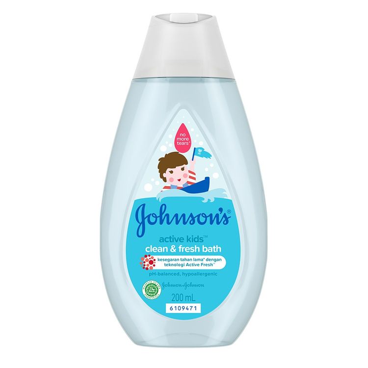 Johnson's Baby Bath Active Kids Clean & Fresh 200ml