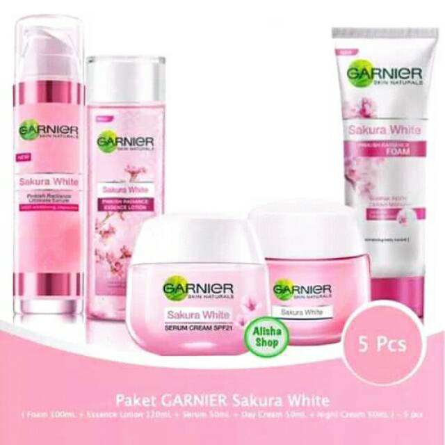 Garnier sakura white series