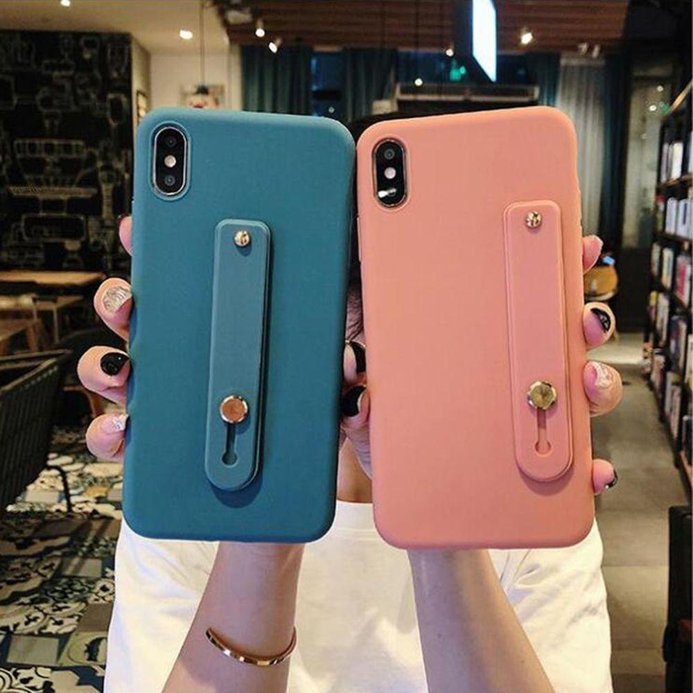 Suyo Phone Holder Candy Color Hand Band Silikon Pegangan Berdiri