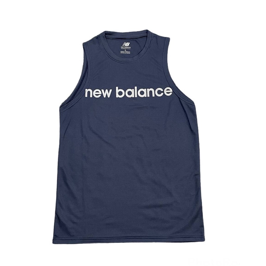 Singlet Training Bahan *Corak*-N.B abu navy