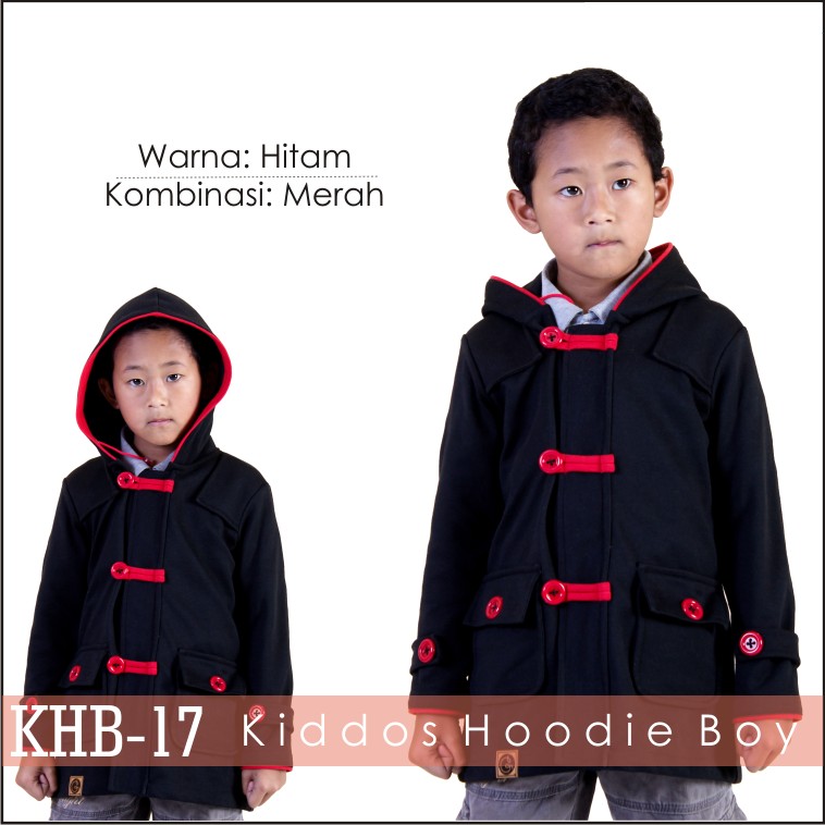 Jaket Anak Laki / Pria Korea Muslimah Hoodie Blazer Ribbon Terbaru Terlaris Korean KHB-17