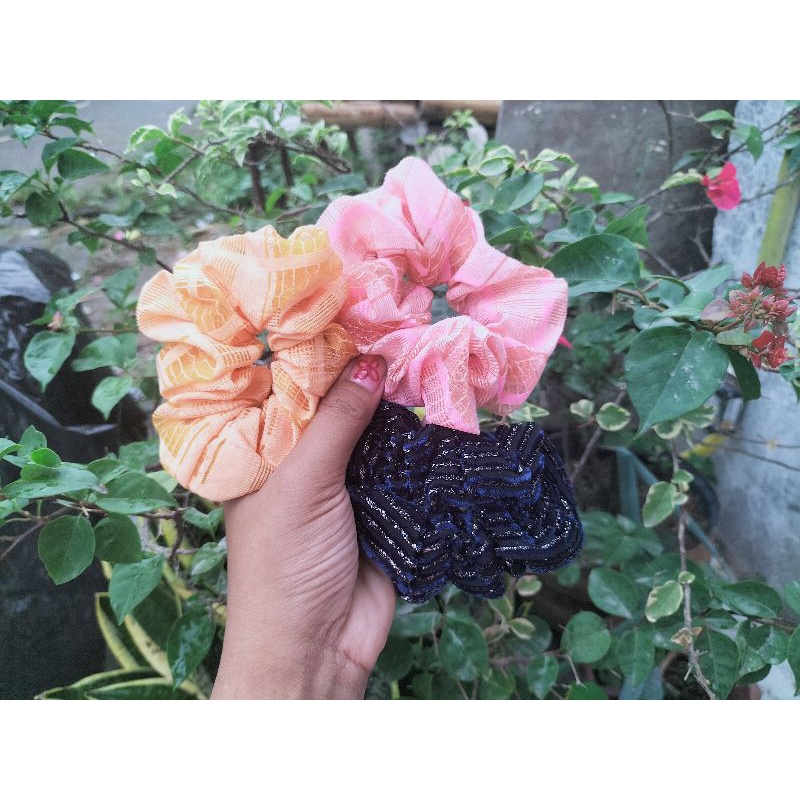 IKAT RAMBUT/SCRUNCHIE MOTIF/RAMDOM