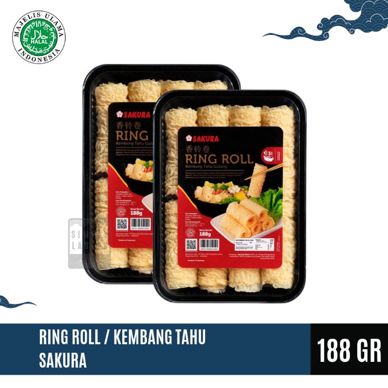 

Sakura Ring Roll - Kembang Tahu Gulung Steamboat Shabu Halal 188gr