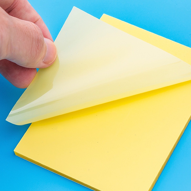 50 Lembar Sticky Notes Transparan Tahan Air