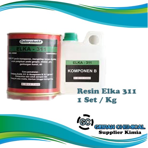 RESIN ELKA 311 PER SET(clear hard)