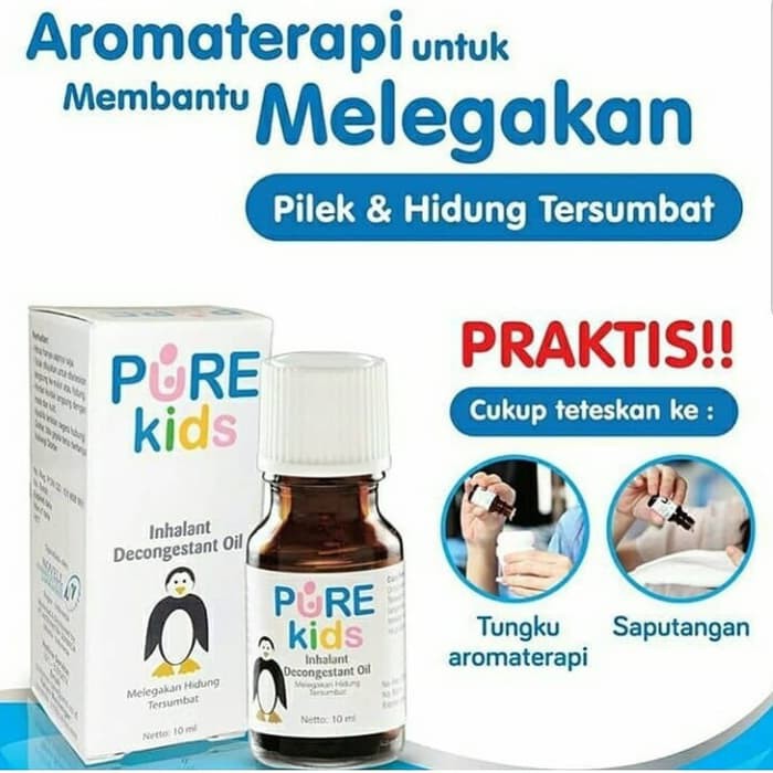 Makassar! Pure Kids Inhalant Decongestant Oil 10 ml