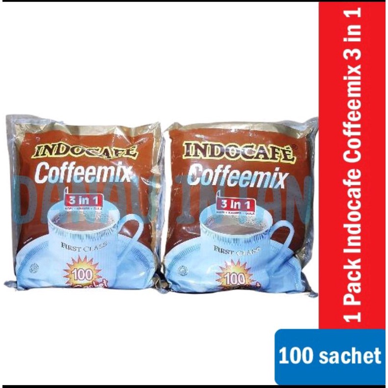 

1 bal kopi indocafe caffeemix 100 bungkus