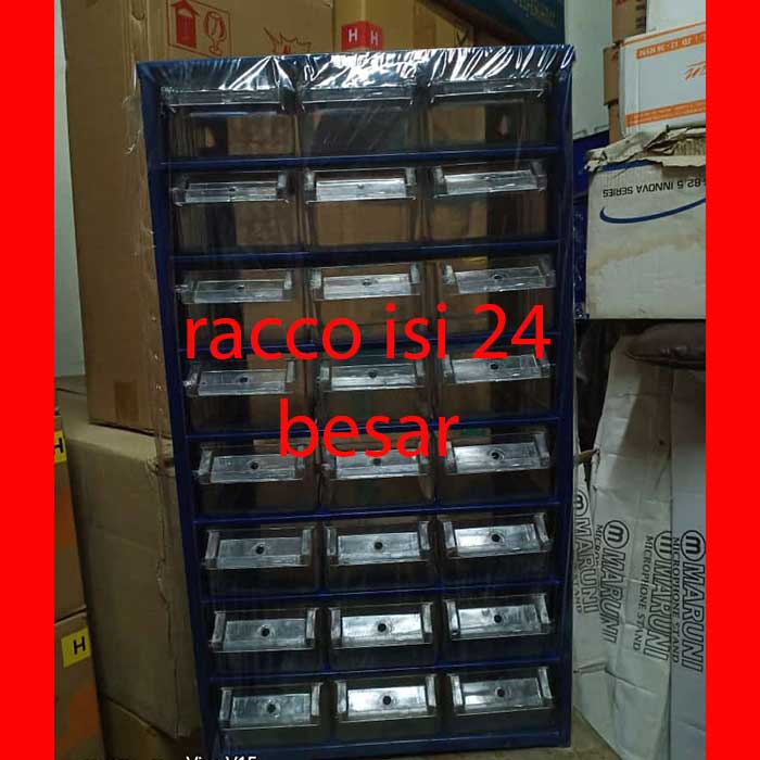 racco extra dus bubble rak komponen slot 24 48 60 organizer raco