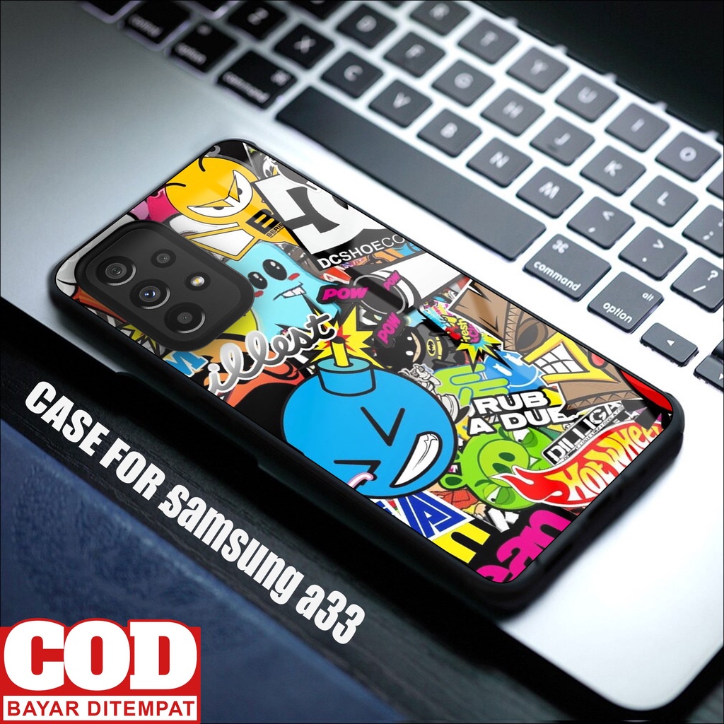 Case SAMSUNG A33 - Casing SAMSUNG A33 Terbaru Case [ MOTIF GRAFFITI ] Cassing Hp SAMSUNG A33 - Silik