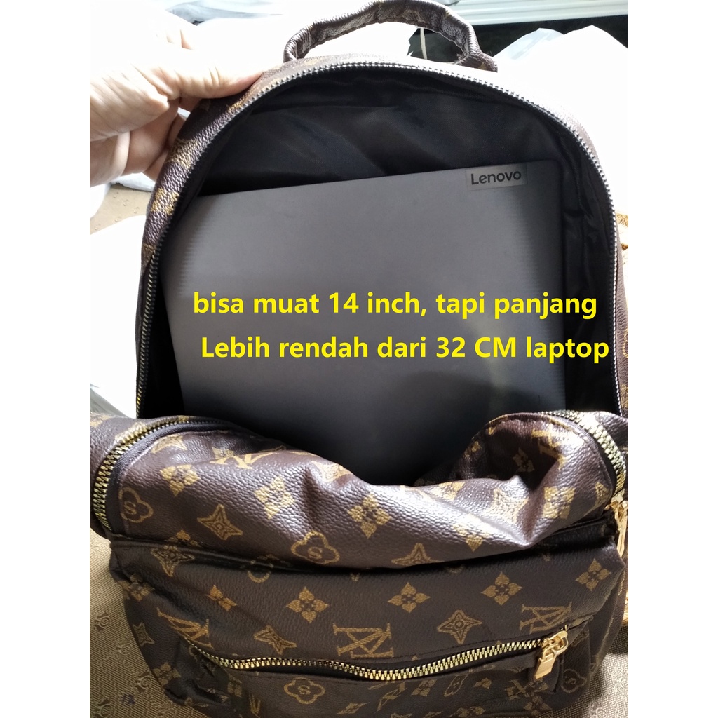 Ransel Wanita  kulit buatan tahan air Besar tas large backpack perempuan tas galas Fashion Travel Backpack beg belakang import ransel  beg sandang Women's Bags Ladies  1130