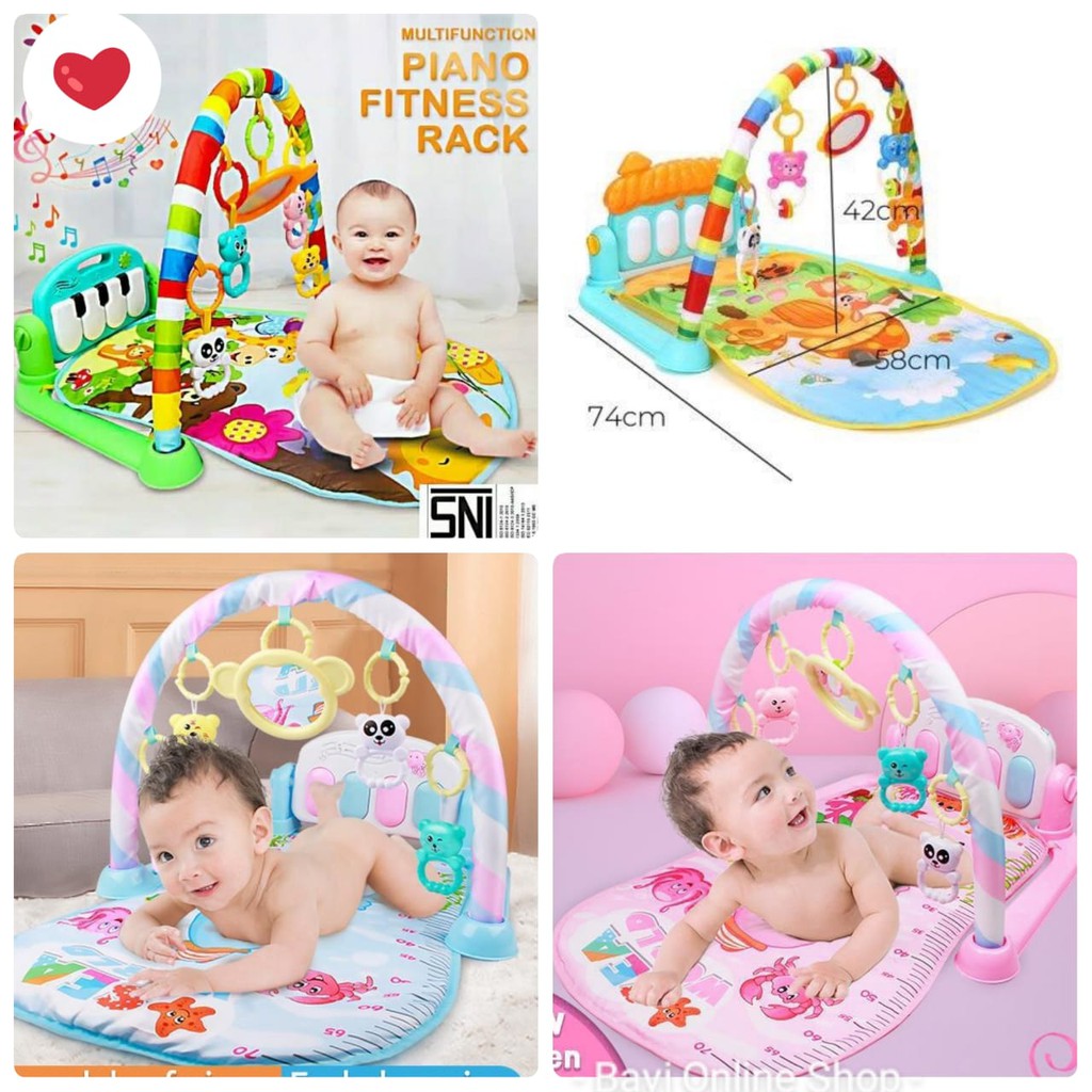Sugar Baby All in 1 Piano Playmat  Piano Playmat Playgym Babygym Matras Bayi Shiyan / Imundex Baby Gift Set Kado Lahiran Bayi - Bayi Online Shop