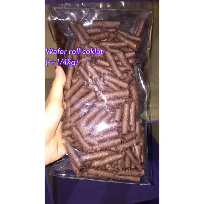 

Wafer roll coklat/wafer coklat barcelona 250gr