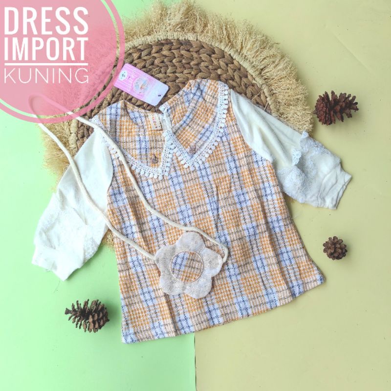 baju anak korea / dress anak korea / baju anak cewek / baju anak import