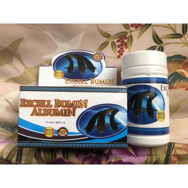 excel Bumin Albumin kapsul extrak ikan kutuk gabus