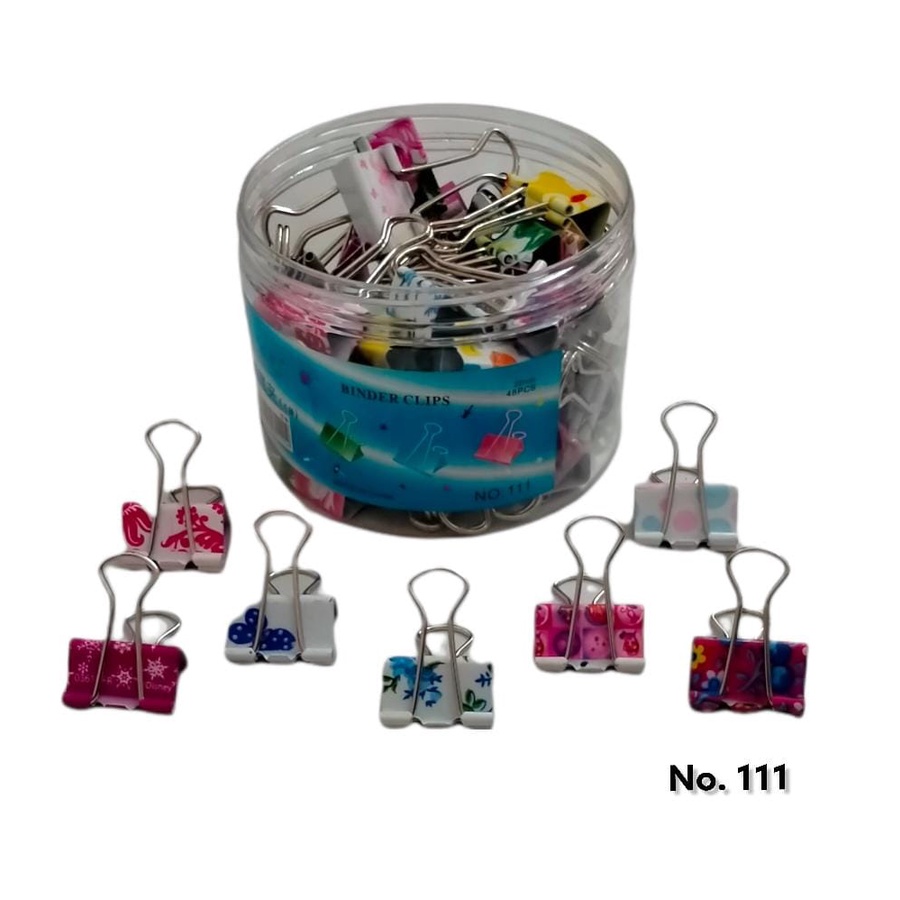 

BINDER CLIP KLIP PENJEPIT KERTAS WARNA MOTIF NO.111