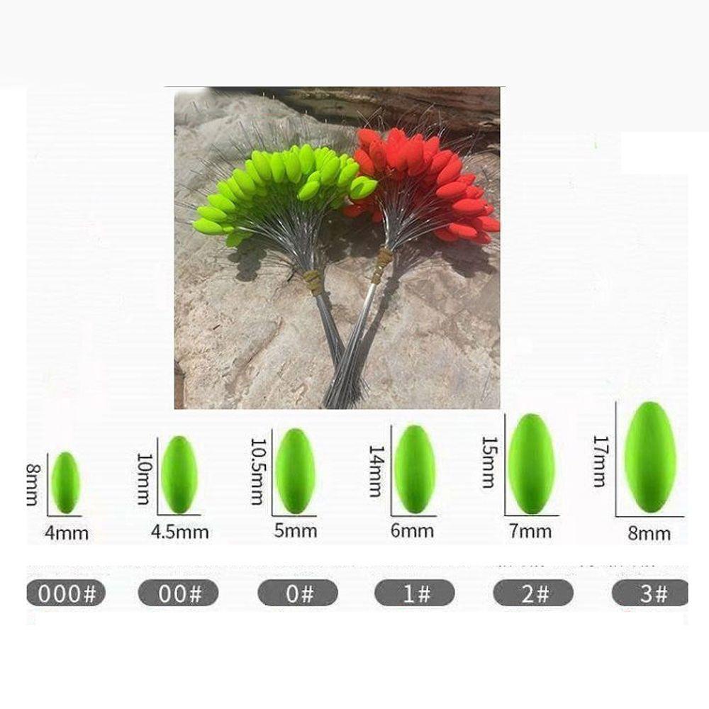 Augustina Memancing Space Beans Fish Line Aksesoris 100 Pcs /Pack Konektor Mancing Floater Seven-star Mengapung Lomba Memancing Mengapung Kacang